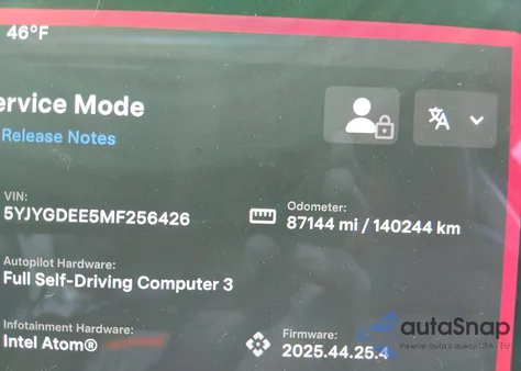 2021 Tesla Model Y Long Range Dual Motor All-Wheel Drive from USA, damaged, VIN 5YJYGDEE5MF256426